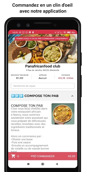 Panafricanbox streetfood Screenshot 0