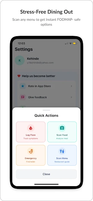 Gut Lens - IBS AI tracker Screenshot 3
