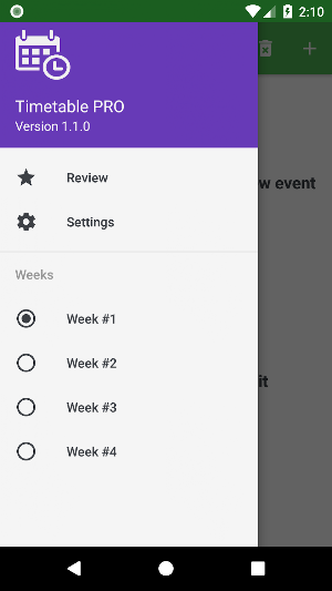 Timetable - Weekly Schedule Screenshot 1