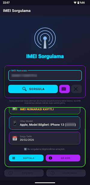 IMEI Sorgulama Screenshot 3