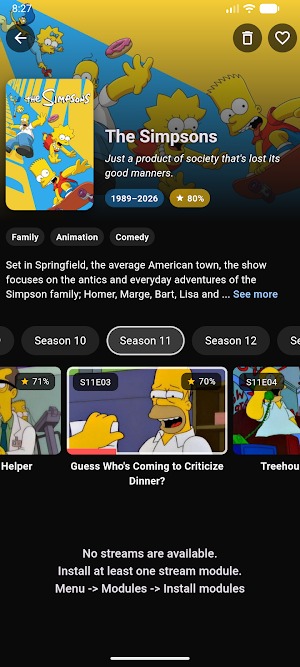 Streamlet - movie catalogue Screenshot 1