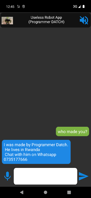 Useless Robot App Screenshot 3