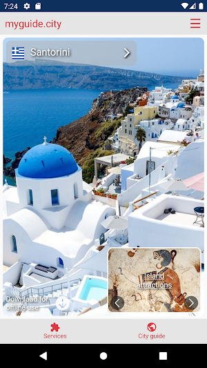Santorini City Guide Screenshot 0