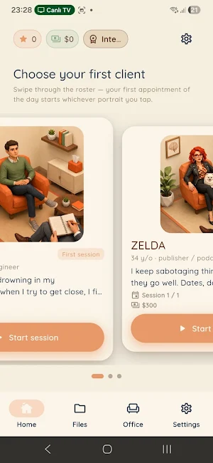 Funny Therapist: Sim Game Screenshot 0