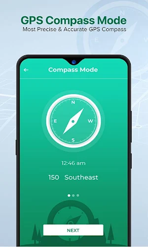 GPS Compass Navigator & HUD Speedometer Screenshot 2