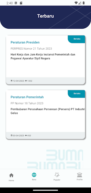 JDIH BUMN Screenshot 3