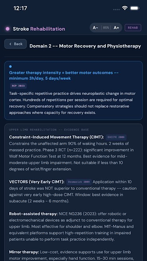 Stroke Rehab Screenshot 3