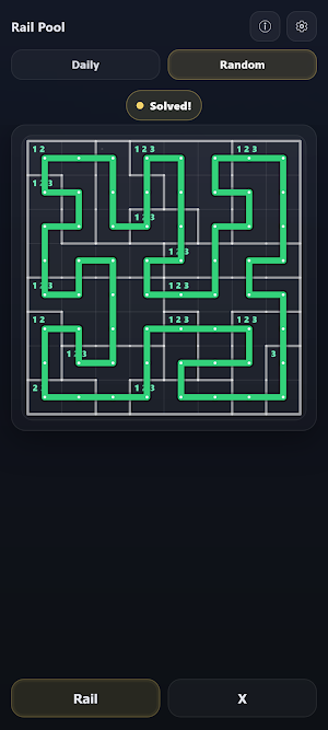Rail Pool - Rail Path Puzzle Screenshot 1