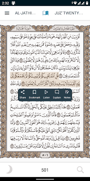 QuranHub - Read, Listen & Study the Holy Quran Screenshot 1