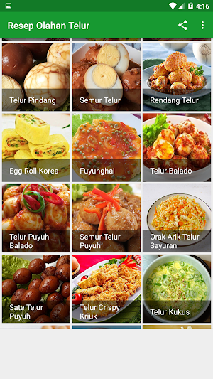 Resep Olahan Telur Screenshot 3