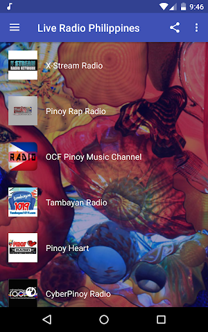Live Radio Philippines - Pinoy Music Stations Screenshot 1