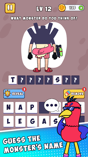 Guess The Monster: Word Guess Screenshot 1