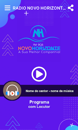Rádio Novo Horizonte FM 90.5 Screenshot 0