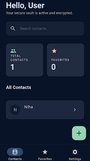 Secret Contacts Screenshot 2
