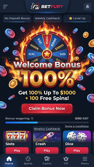 BetFury Screenshot 1