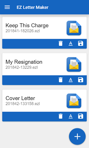 EZ Letter Maker Screenshot 1