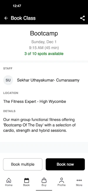 The Fitness Experts Screenshot 2