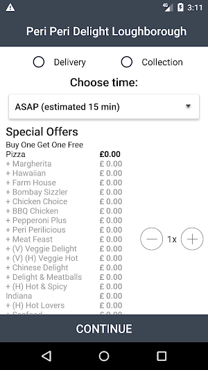 Peri Peri Delight Loughborough Screenshot 2