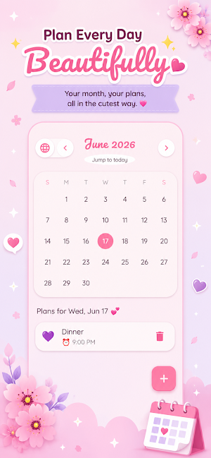 Cute Calendar Screenshot 2