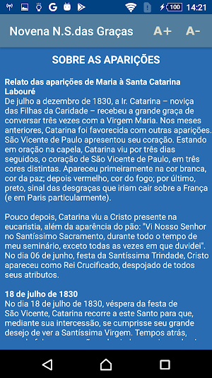 Nossa Senhora das Graças Screenshot 1