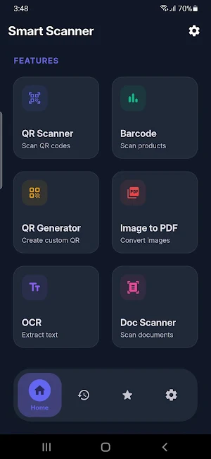 Smart Scan - QR & PDF Scanner Screenshot 0
