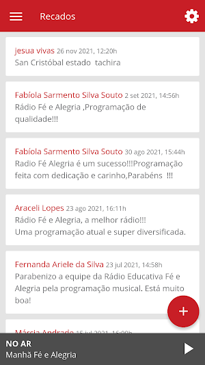 Rádio Fé e Alegria Screenshot 3