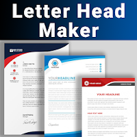 Letterhead Maker Business letter pad template Logo