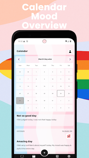 LGBTQ+ Mood Tracker Journal Screenshot 1