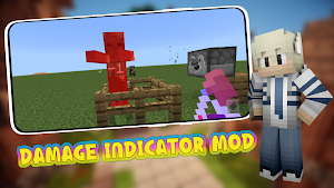 Damage Indicator Mod for MСPE Screenshot 0