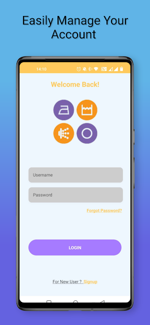 Kleenkraft Laundry App Screenshot 1