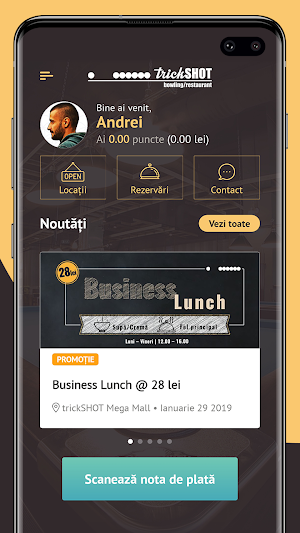 trickSHOT Restaurant Screenshot 0