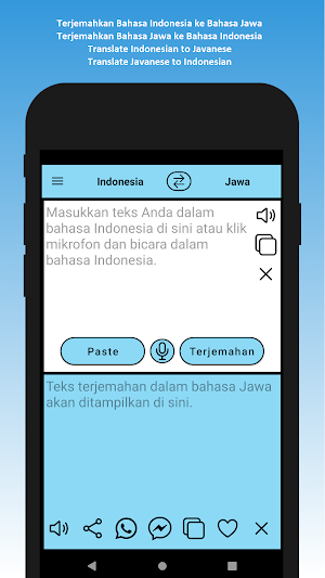 Indonesian Javanese Translator Screenshot 0