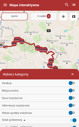 Czesko-Polski Szlak Grzbietowy Screenshot 1