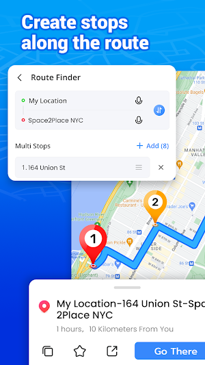 GPS - Multi-Stop Route Planner Screenshot 1
