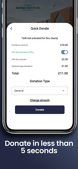 Pocket Giving Screenshot 2