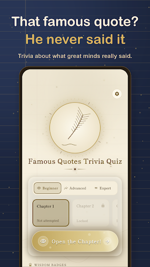 Famous Quotes Quiz - Offline! Screenshot 1