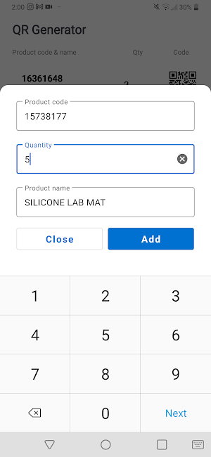 Fisher Scientific Scan2Order Screenshot 1