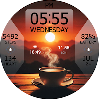Key WF38 Coffee Sunset Watch