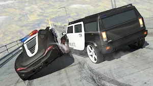 Police Car Driving Sim: Extreme City Stunts Screenshot 0
