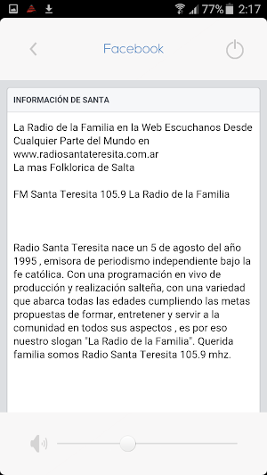 Fm Santa Teresita 105.9 Screenshot 2