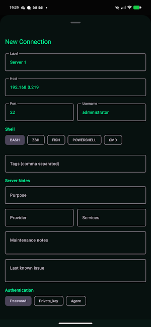 SSH Manager(Relay Forge) Screenshot 0