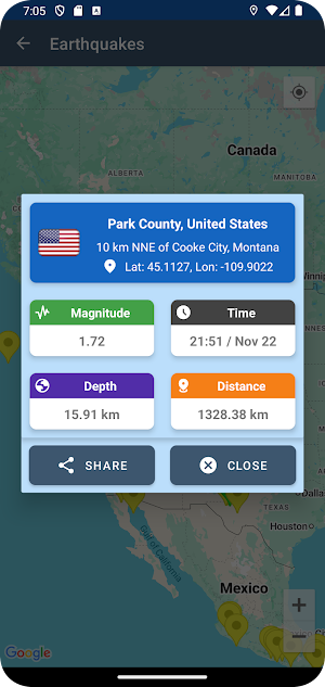 Earthquake Alerts & Tracker Screenshot 3