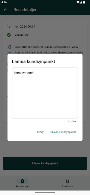 Färdtjänst Lund Screenshot 3
