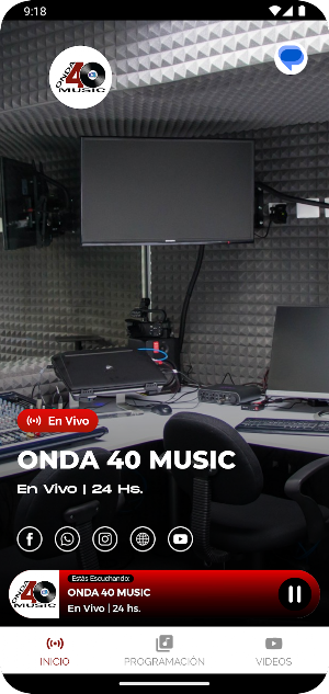 Onda 40 Music Screenshot 1