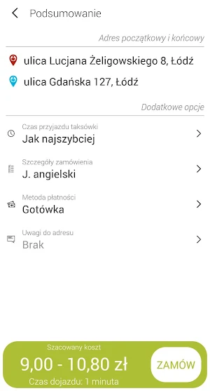 Taxi Zielone Screenshot 3