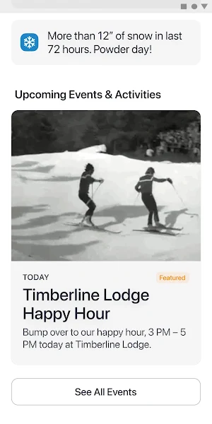 Powder Mountain Resort Screenshot 1