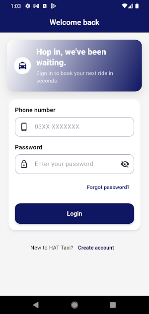 Hat Cab Screenshot 1