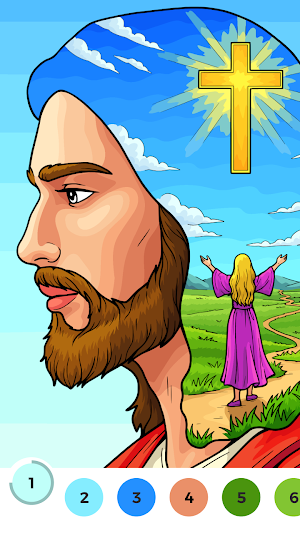Holy Color - Paint By Number Screenshot 0