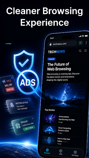 Orbit Web Browser Screenshot 1