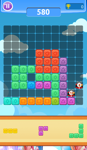 Jewel Puzzle Block 10x10 Screenshot 2
